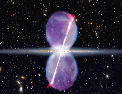 Rayos gamma salen disparados del centro de la Vía Láctea