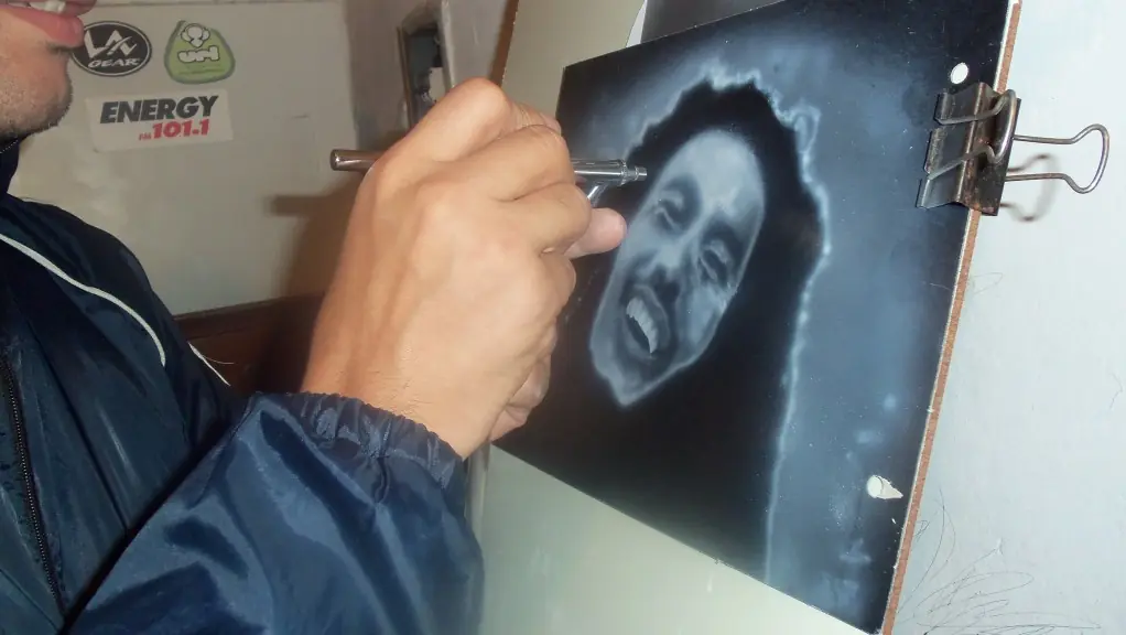 Aerografia de Bob Marley