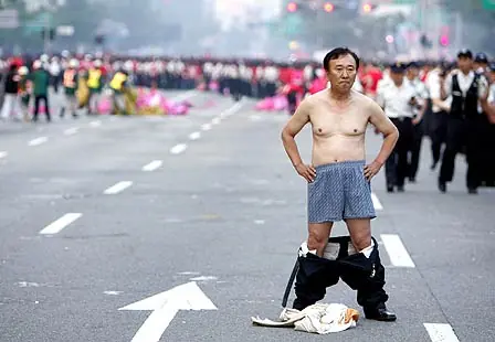 El excitante mundo de las manifestaciones sur-coreanas.