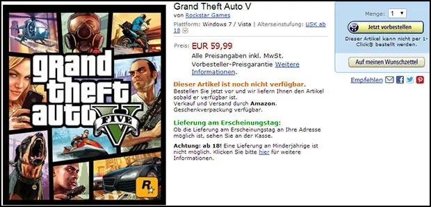 GTA V para PC es inminente