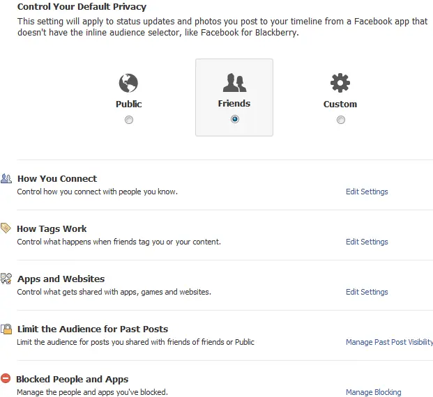 Consejos para aumentar la privacidad en el Timeline de FB