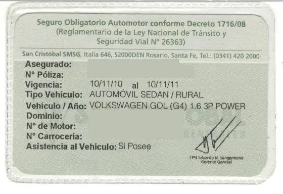 cedula azul