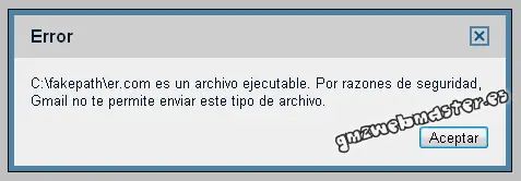 Adjuntar programas EXE Hotmail y Gmail