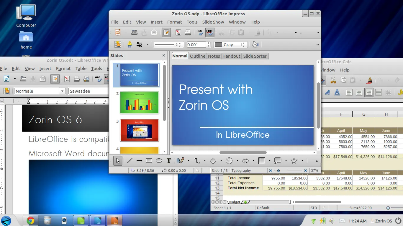 Zorin OS sistema operativo multi-funcional 6