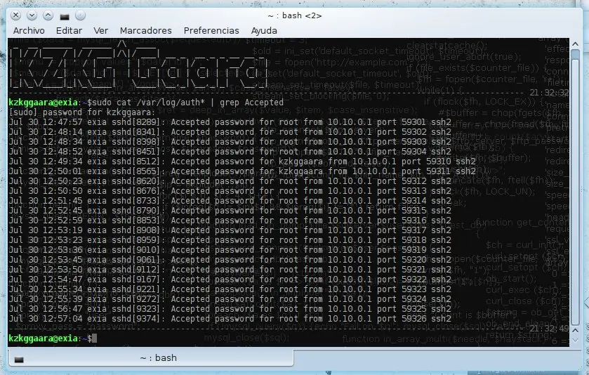 Cómo saber qué IPs se han conectado por SSH