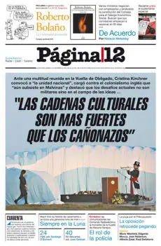 CFK: “Las cadenas culturales son más fuertes que los cañ