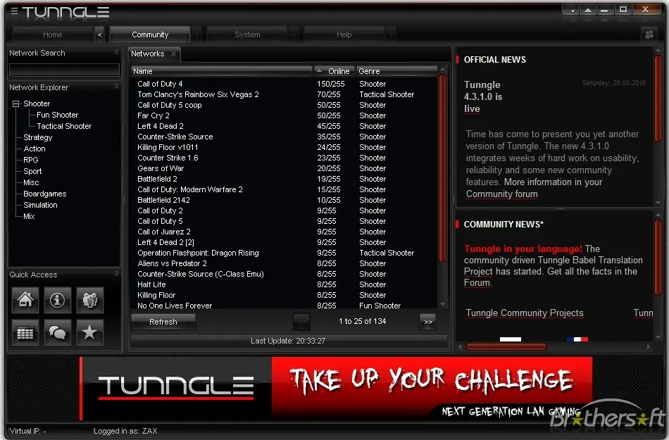 Chau Hamachi "Free" = ¿Hola Tunngle?
