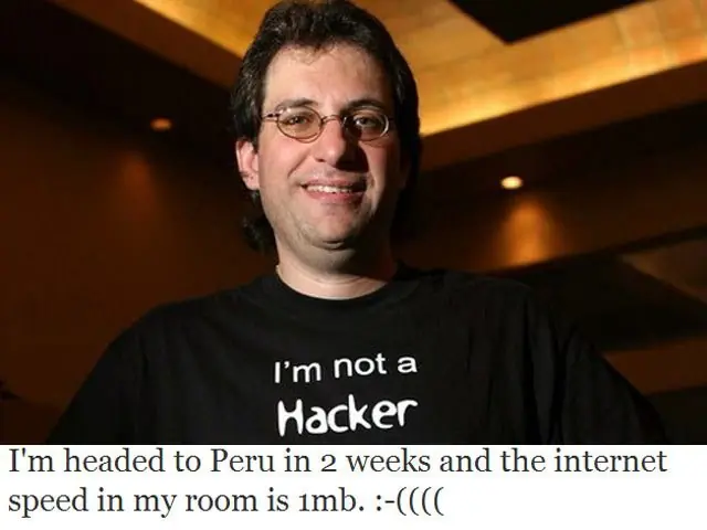 Hacker más famoso de la historia, Kevin Mitnick, en peru!