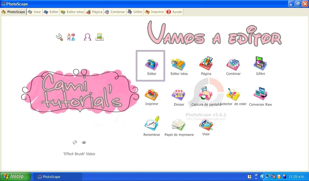 Crea tu GIF en -Photoscape