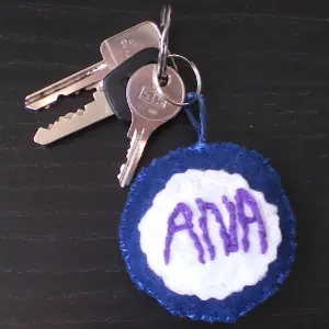 Llavero personalizado con nombre