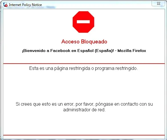 Burlar/desactivar el Internet Policy Advertise Sin Reiniciar