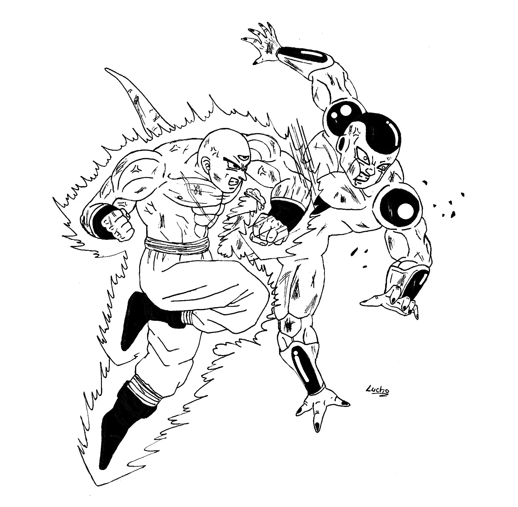 Ten-Shin-Han vs Freezer