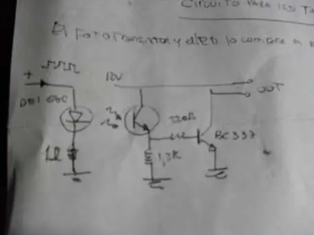 Pruebas de sensores para led table