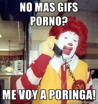 Memes "me voy a poringa"