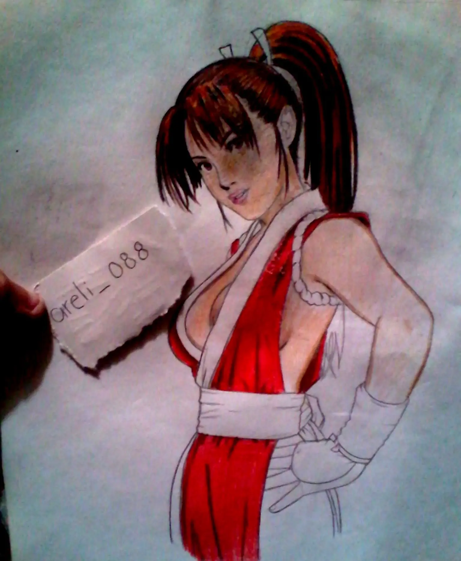 Dibujo de Mai Shiranui