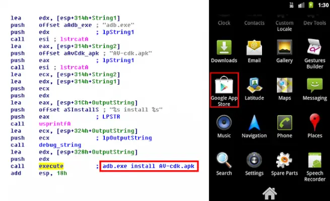 Primer malware para Windows que infecta dispositivos Android