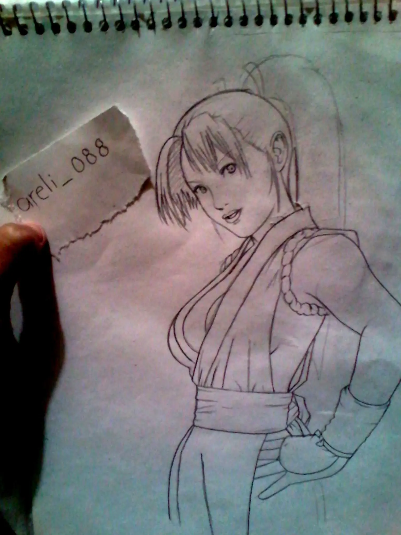 Dibujo de Mai Shiranui