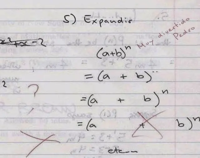 Las respuestas más geniales dentro de un examen