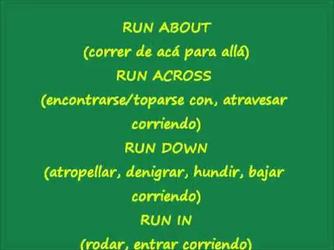 Cómo memorizar los verbos irregulares en Inglés...