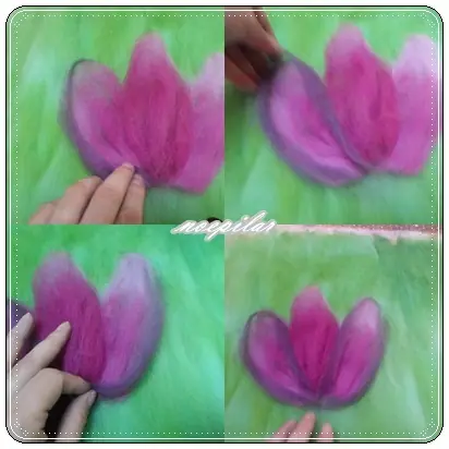 Hice un mural con lanas de fietro