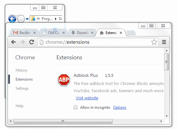 Cuidado con las extensiones de Chrome...