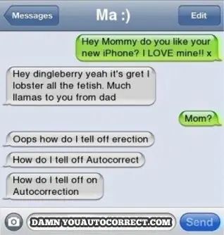 Los peores errores del autocorrector de iPhone