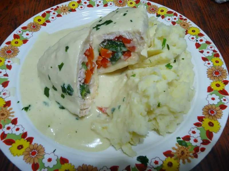 [Foto-receta] Suprema rellena a la mostaza