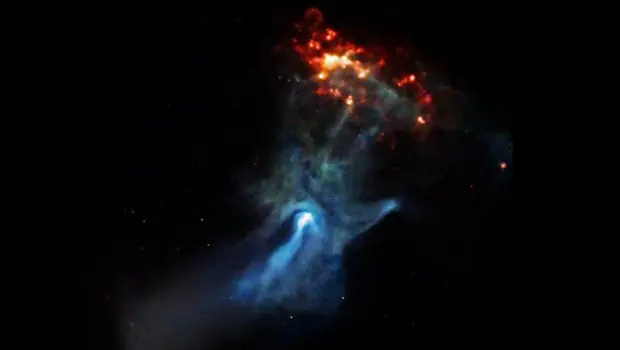 La NASA logró fotografiar la "Mano de Dios"