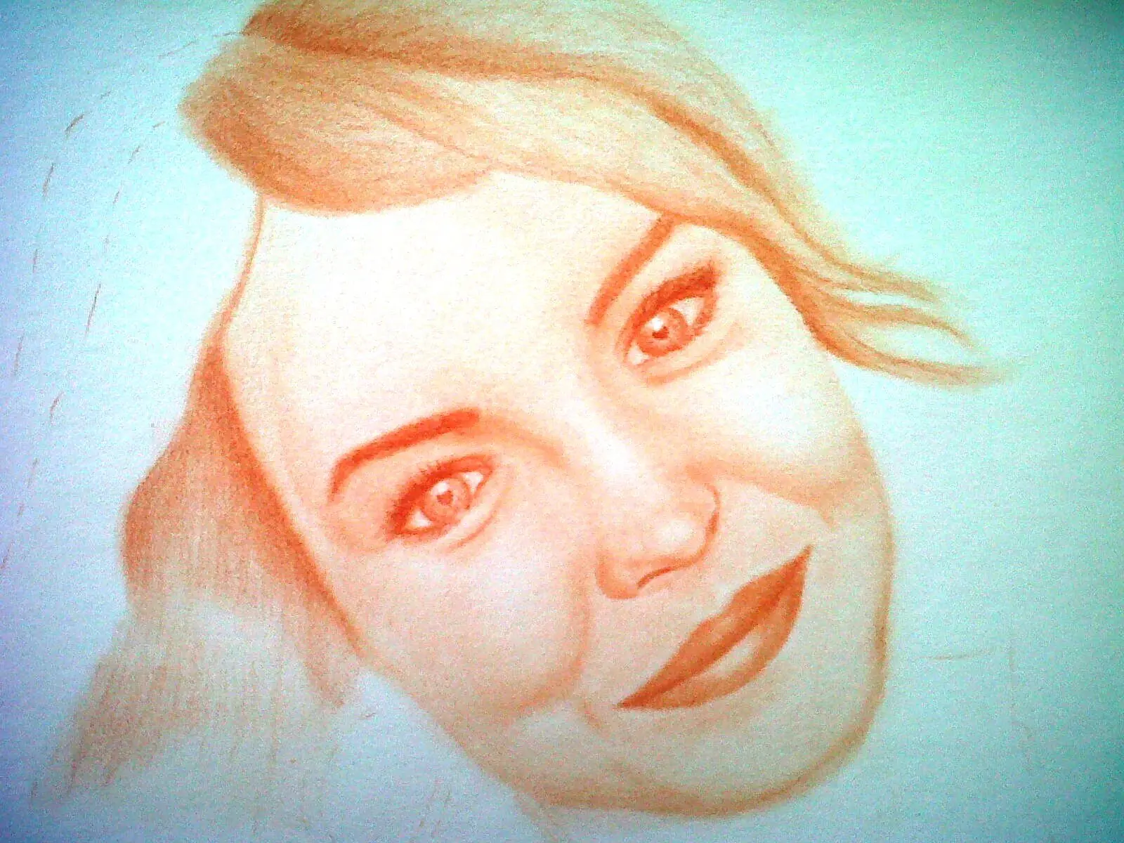 dibujo en sepia