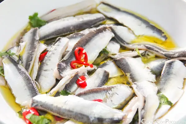 Sardinas Marinadas - Receta paso a paso