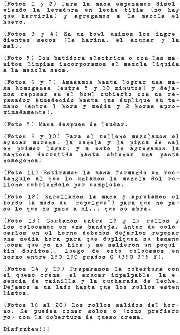 [Cocina] Rollos de canela