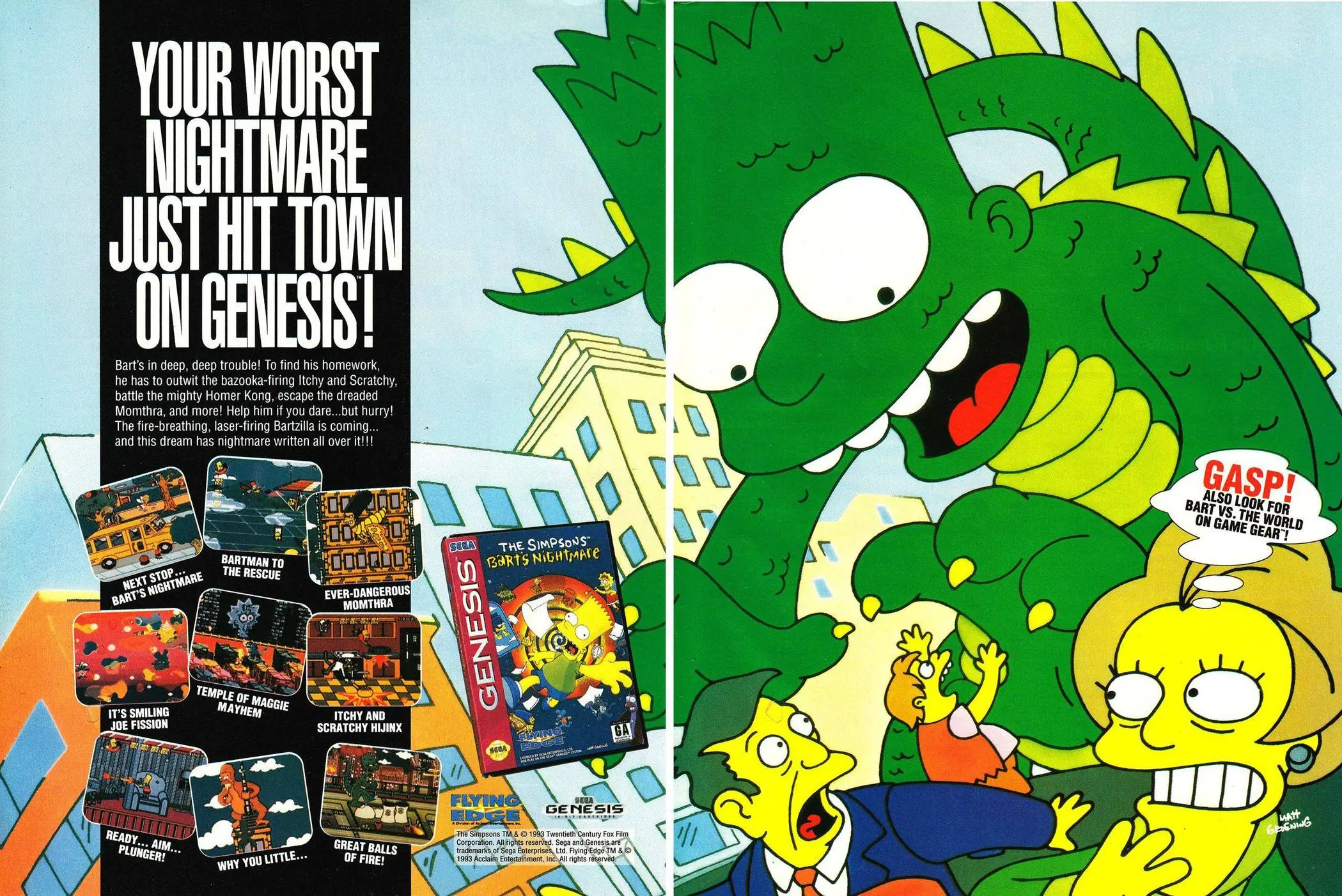The Simpsons Barts Nightmare