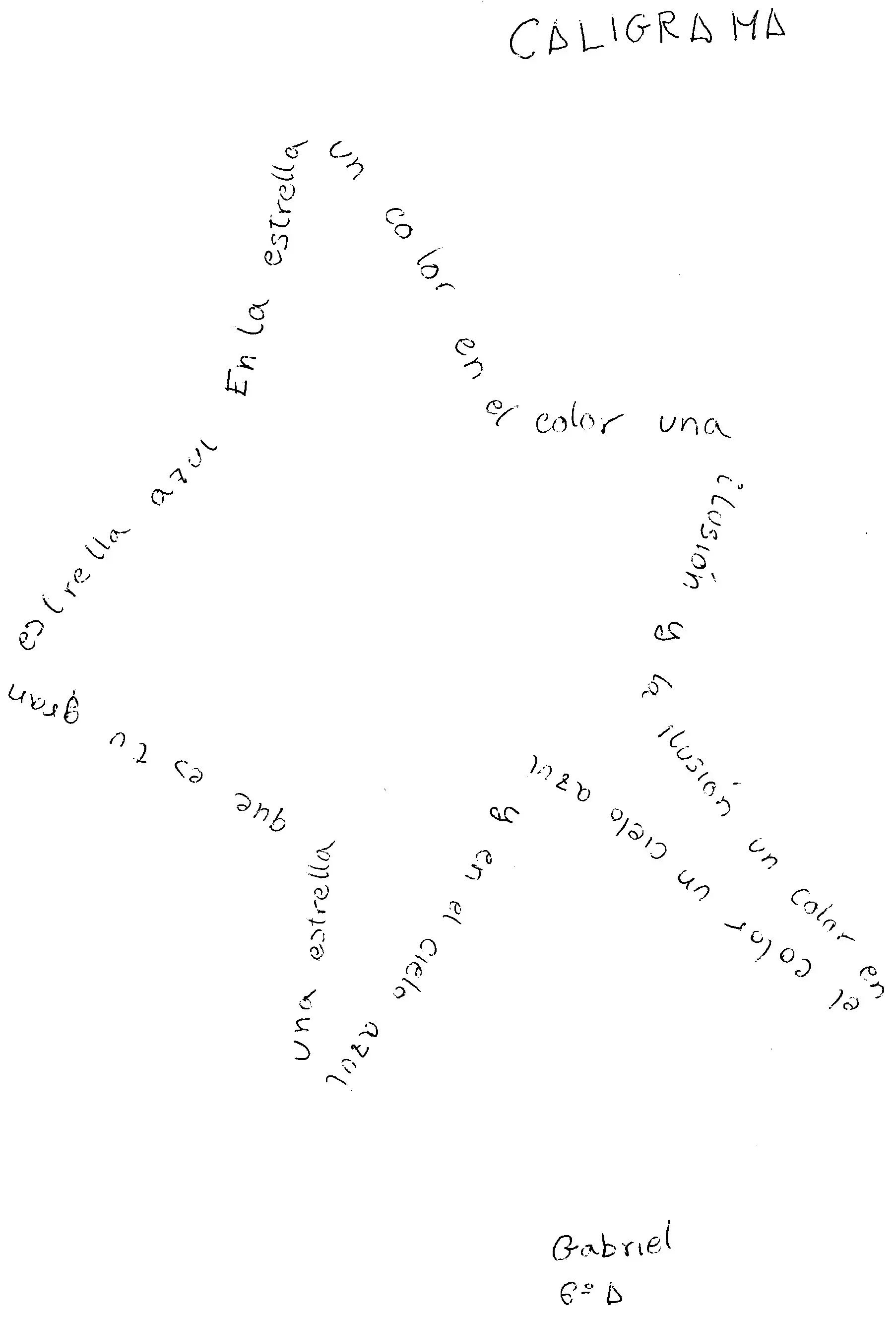 caligrafía