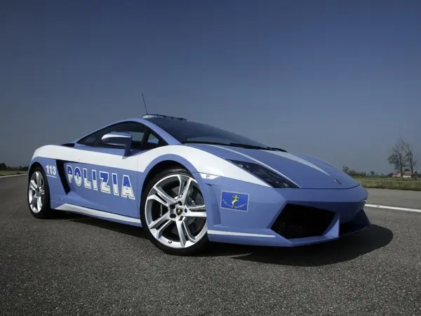 Esto es un patrullero! Lamborghini Gallardo LP5604