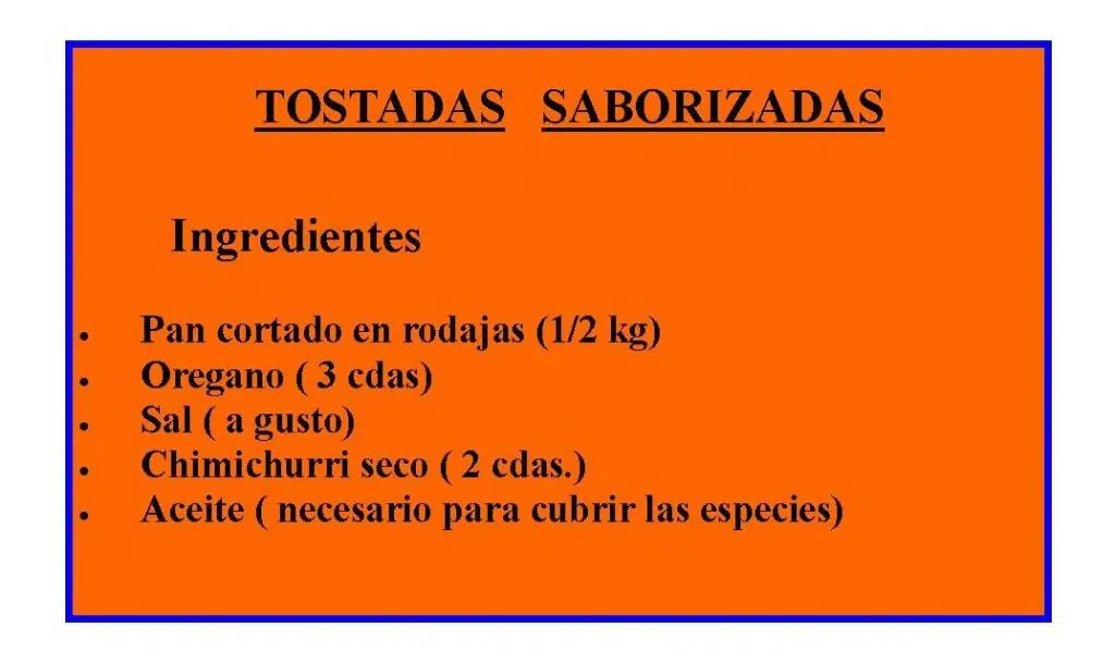 Tostadas saborizadas by MonicaFeliz