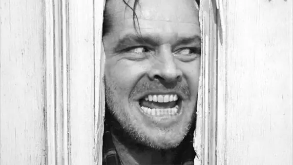 Jack Nicholson dibujo a lápiz (El resplandor)