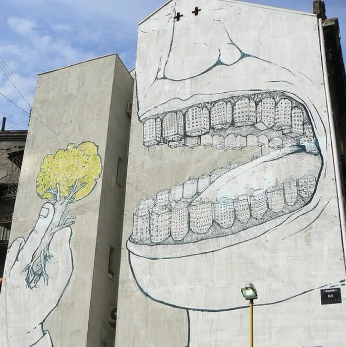 Arte Callejero Bizarro, Excelente!!!