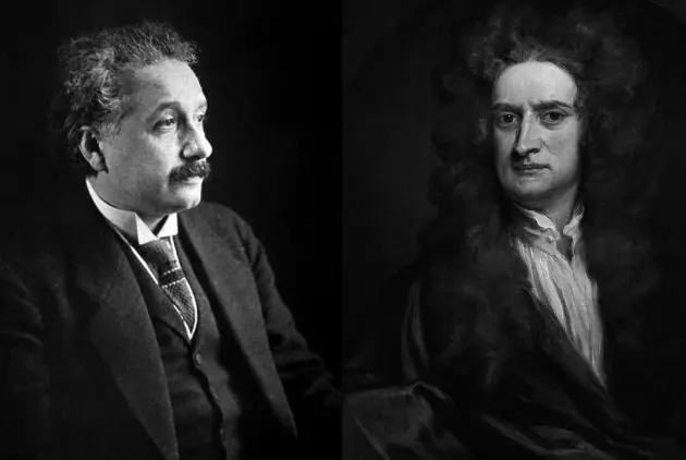 Einstein o Newton: quién es más groso?