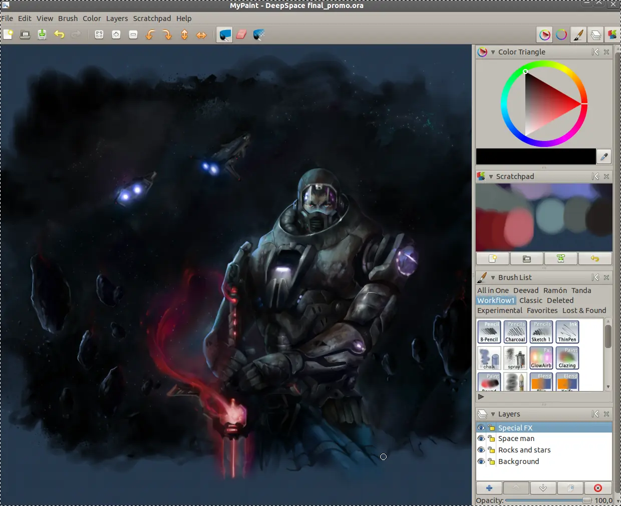 Cómo instalar MyPaint + GIT