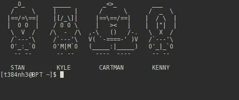 Logo/Mensaje al ejecutar la Terminal