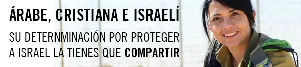 Mujer, soldado, árabe-cristiana y ama a Israel a la vez