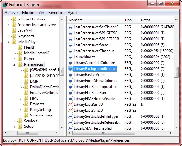 Personaliza la imagen de fondo del WP12 en Windows 7