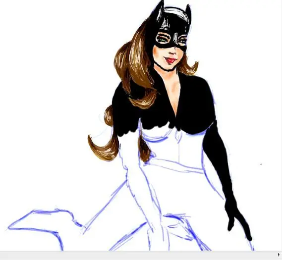 dibujo catwoman