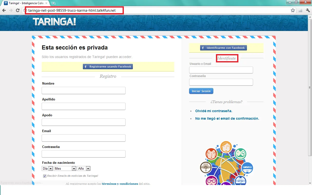 Cuidado Nuevo Roba Contraseñas en T!