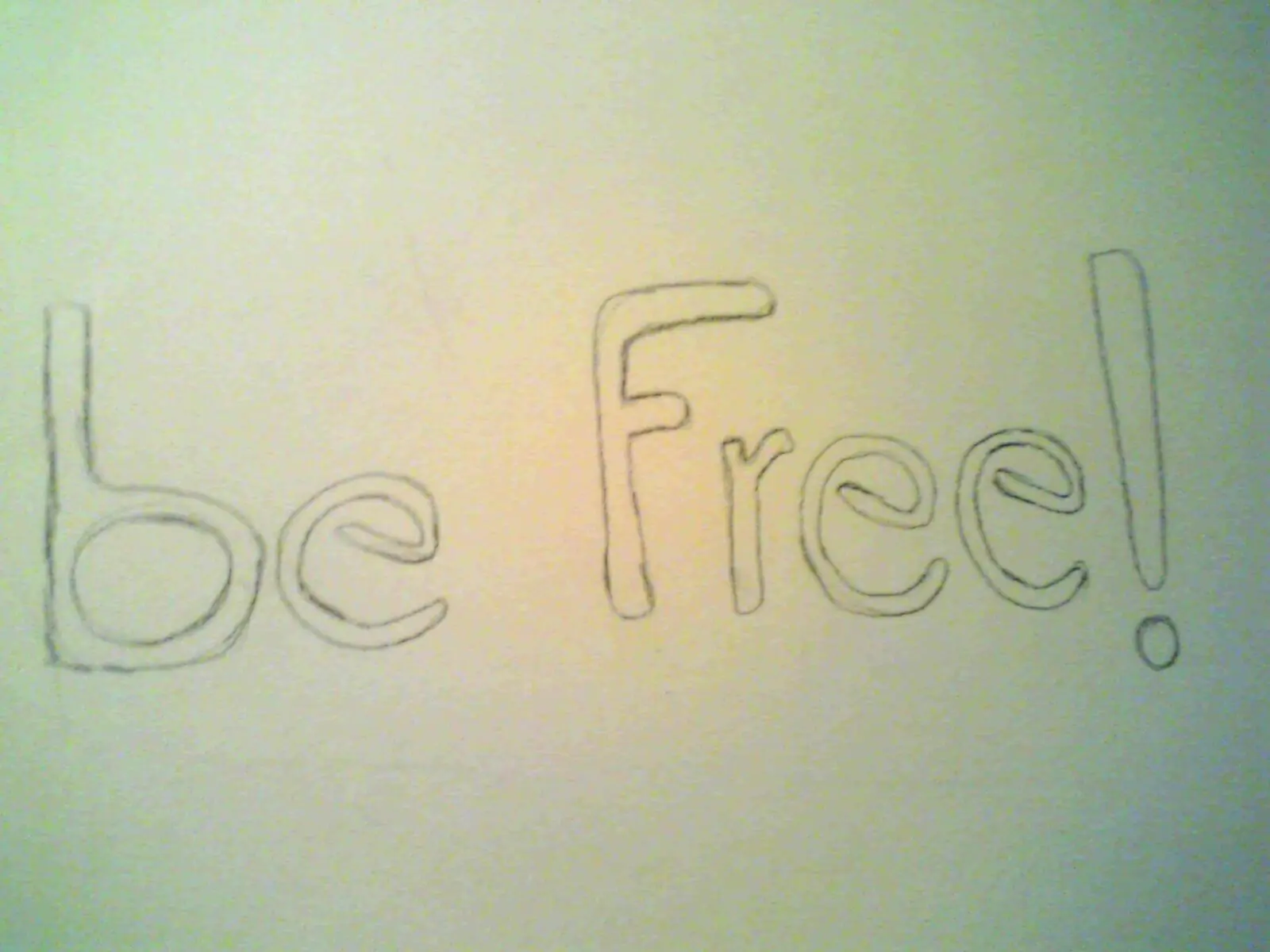 lo que pinté en la pared de mi cuarto...