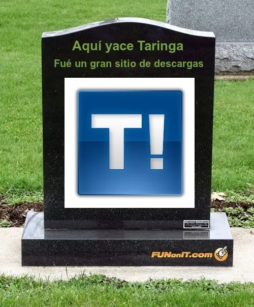 Taringa! no es un sitio de descargas