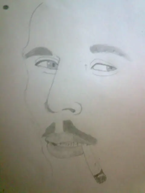 Dibujo de  Bob Marley Paso a Paso [Nik155]