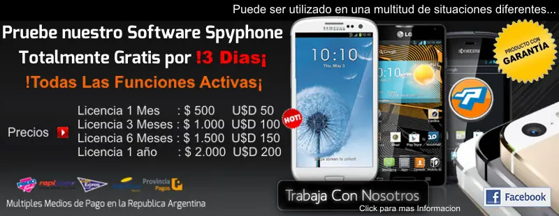Movil Espia Spyphone Licencia Gratis Android Iphone