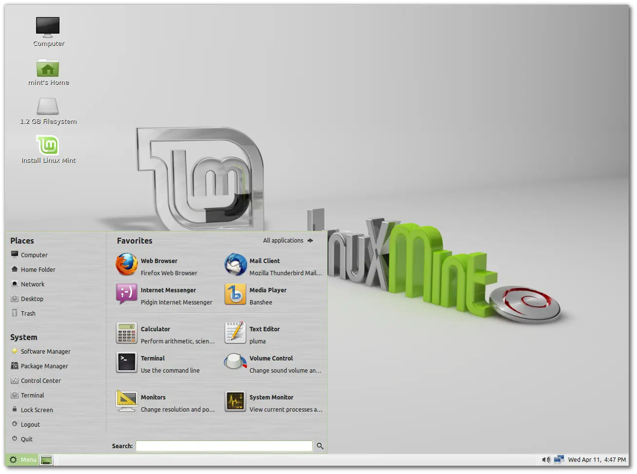 Linux Mint Debian 201204, versión final lanzada