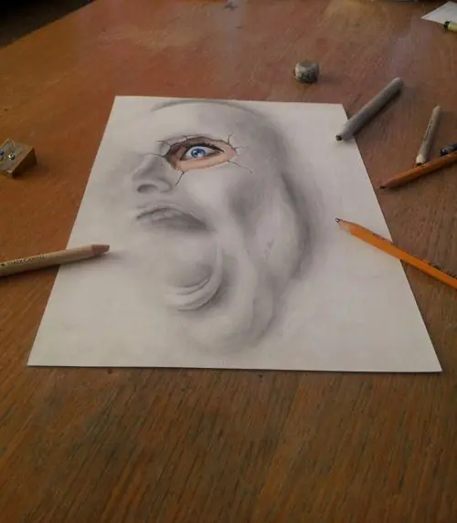 Estos dibujos en perspectiva 3D hiper realistas Son increíb